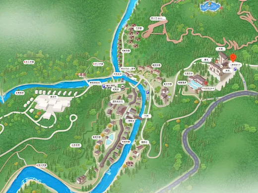 伊川结合景区手绘地图智慧导览和720全景技术，可以让景区更加“动”起来，为游客提供更加身临其境的导览体验。